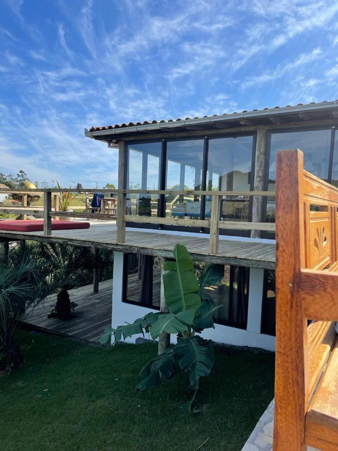 Villa Santorini Praia Do Rosa Com Piscina E Jacuzzi Exterior foto