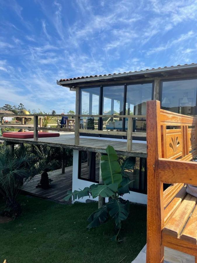 Villa Santorini Praia Do Rosa Com Piscina E Jacuzzi Exterior foto