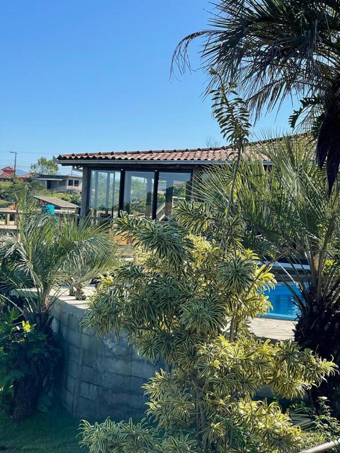 Villa Santorini Praia Do Rosa Com Piscina E Jacuzzi Exterior foto
